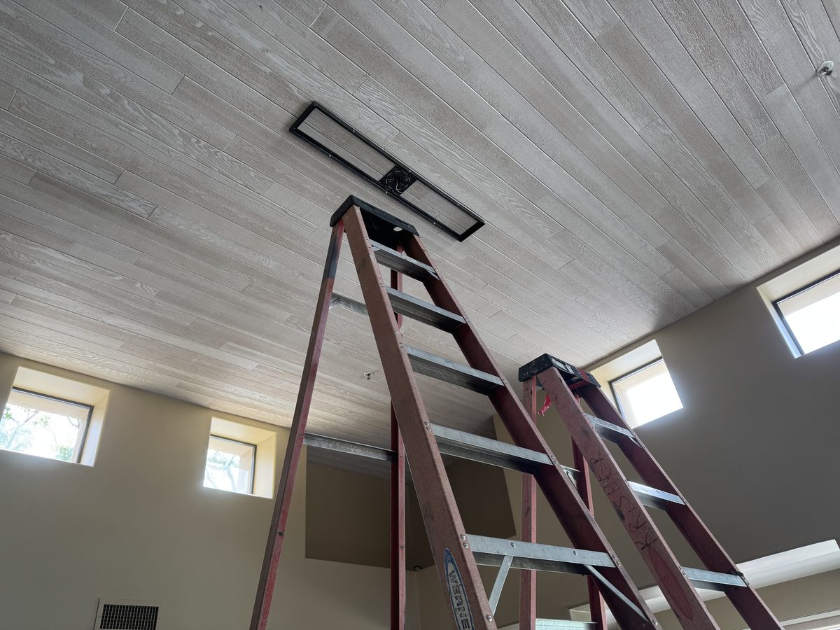 Before: Drop chandelier installation Phoenix AZ
