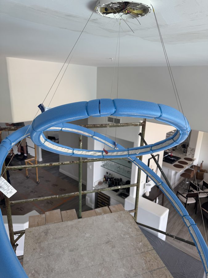Before: Chandelier installation Phoenix AZ