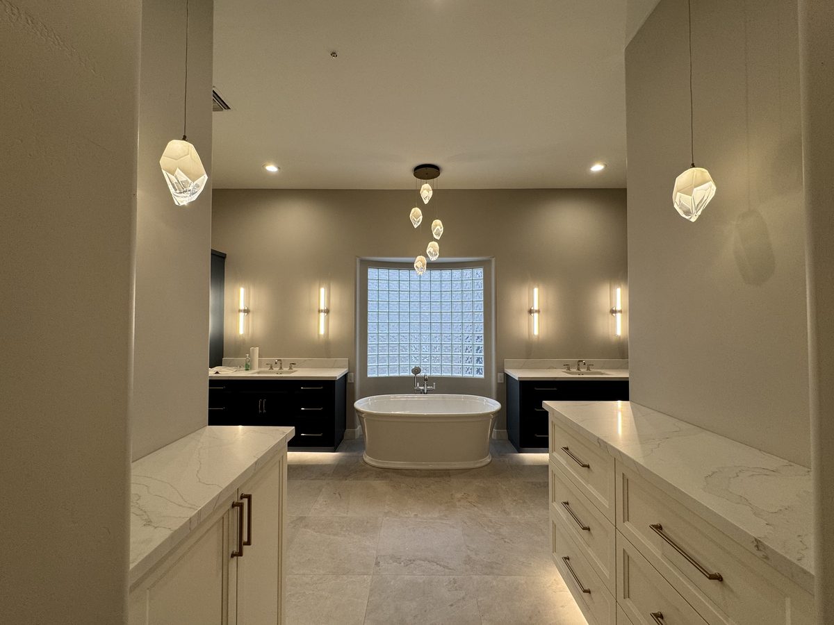After: Pendant light installation Phoenix AZ
