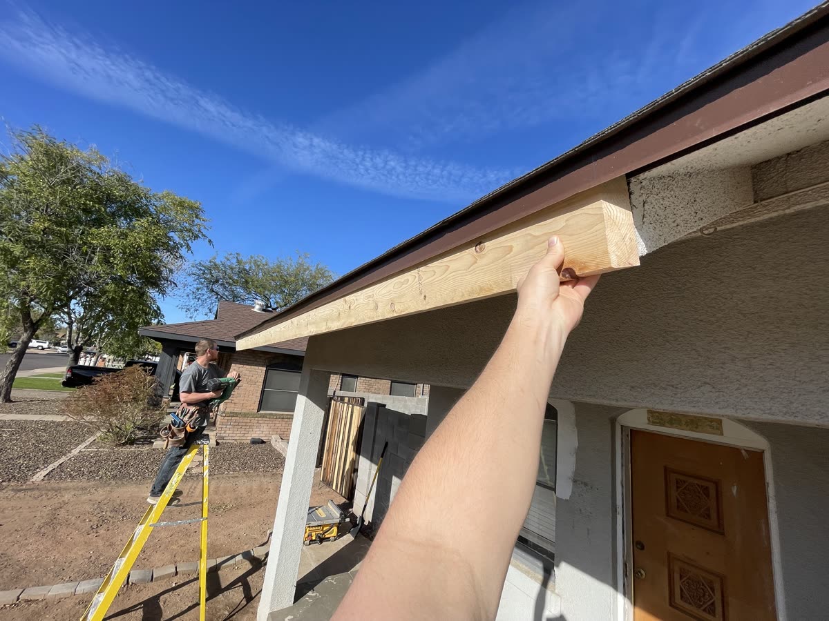 Fascia repair on residential home Phoenix AZ