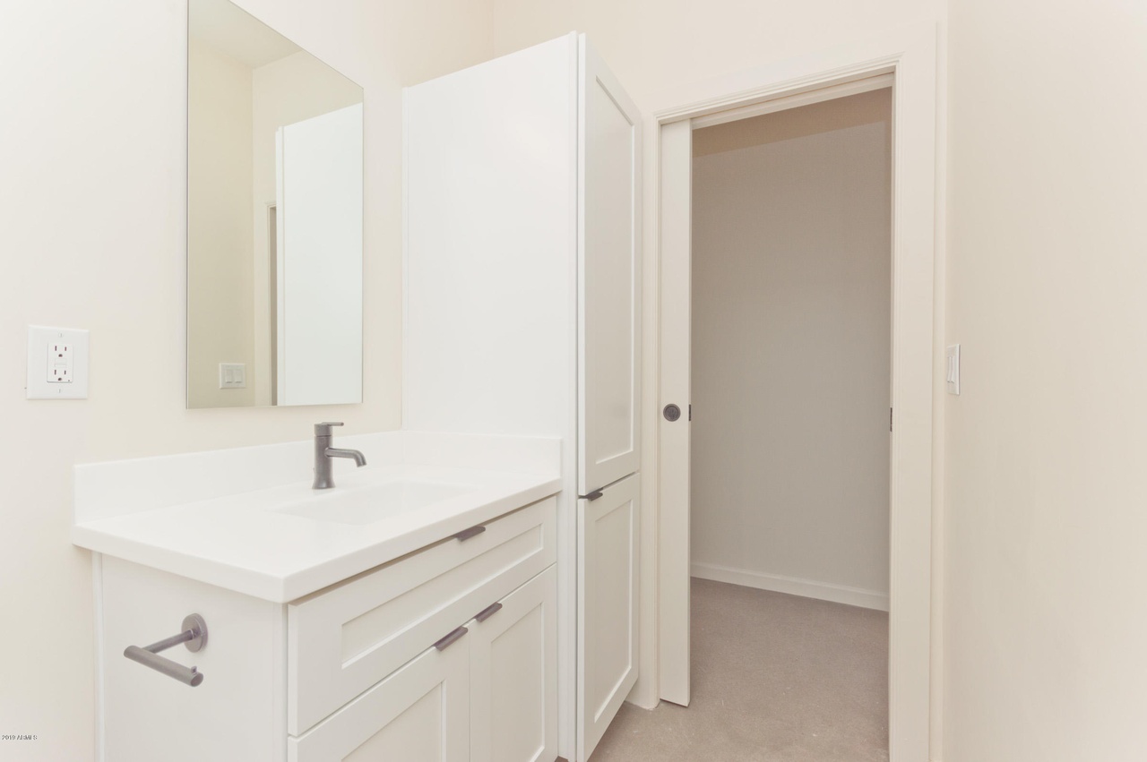 Guest house bathroom with walk-in shower
