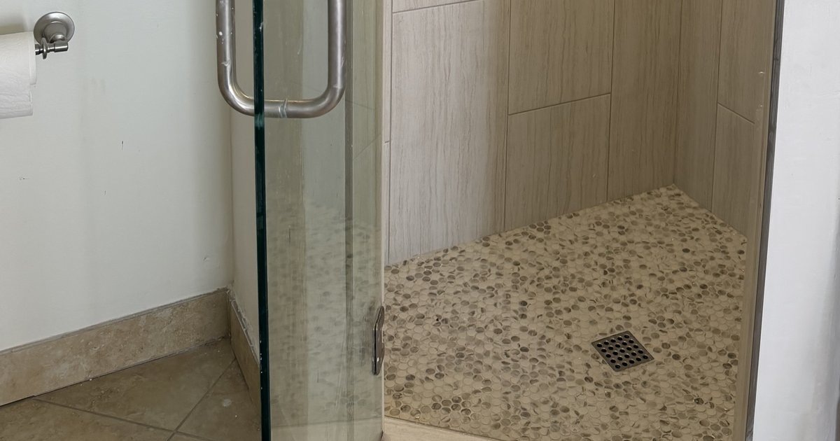 Finished shower rebuild in Scottsdale